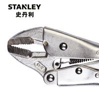 史丹利(STANLEY)直齿大力钳10英寸 84-371-23平口钳子夹持钳水管钳