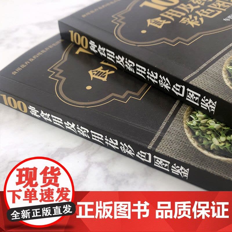 100种食用及药用花彩色图鉴 车晋滇 化学工业出版社 正版书籍图片