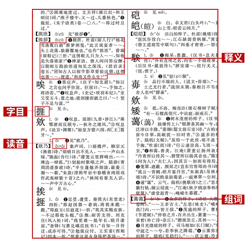 [正版]古代汉语词典第2版商务印书馆初中高中古汉语字中学常用字小学文言文词典古汉语词典第二版教师汉语工具书文言文繁体字高清大图