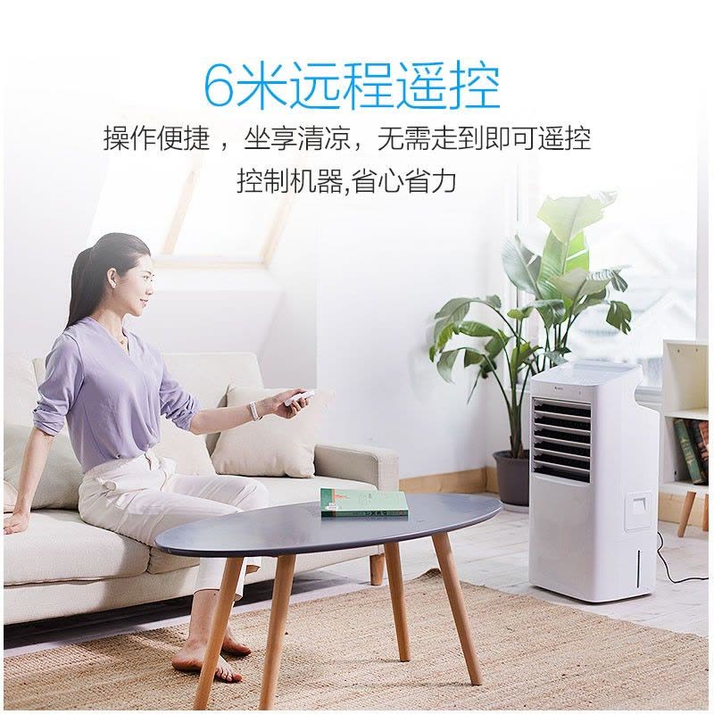 格力(GREE)家用客厅卧室节能遥控制冷小空调扇 办公移动省电加湿负离子净化可定时电单冷风扇水冷风机 KS-10X63D图片