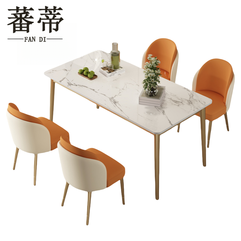 蕃蒂饭店桌椅1.6米套高清大图