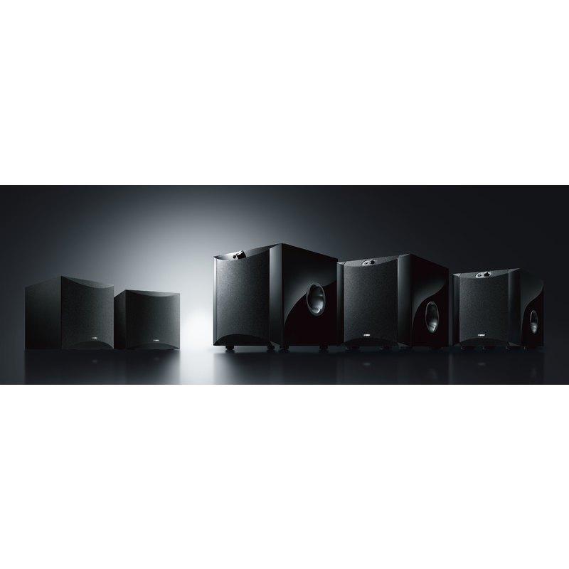 雅马哈(YAMAHA) NS-SW100 有源低音炮音箱 家用音响设备2.1声道AV音箱 PVC饰面原木音箱(胡桃木色)高清大图