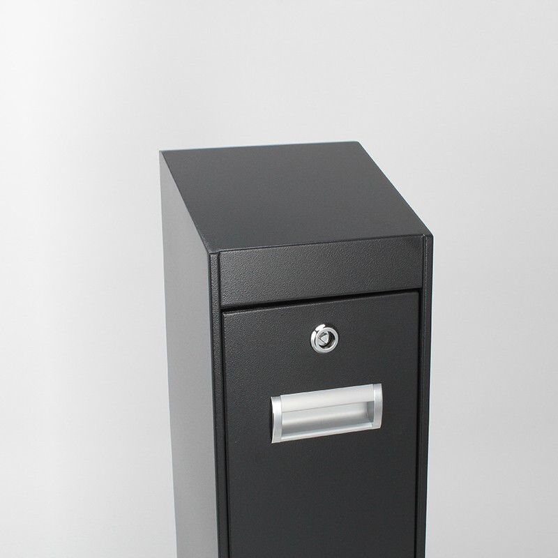 GNF室外不锈钢立式烟灰柱户外烟蒂柱商场酒店吸烟区烟头垃圾桶带烟灰缸灭烟桶落地座地烟灰桶高清大图