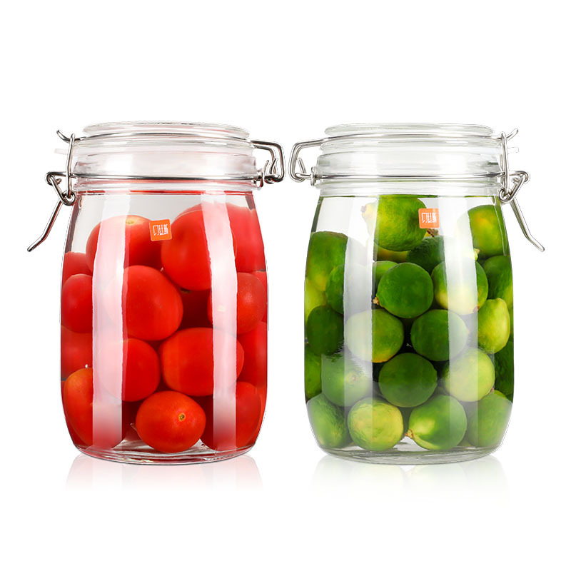 奇正玻璃密封罐瓶大容量食品储物罐子收纳罐