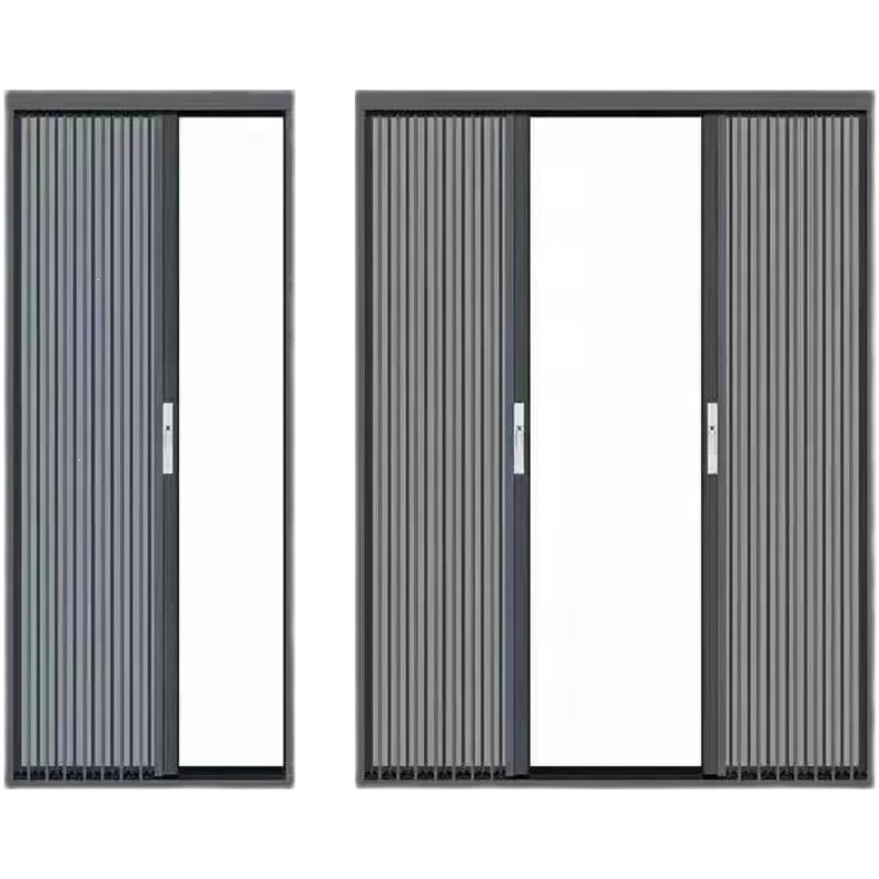 藤印象定制金刚网折叠隐形纱门铝合金推拉式伸缩纱窗纱门防蚊防盗防