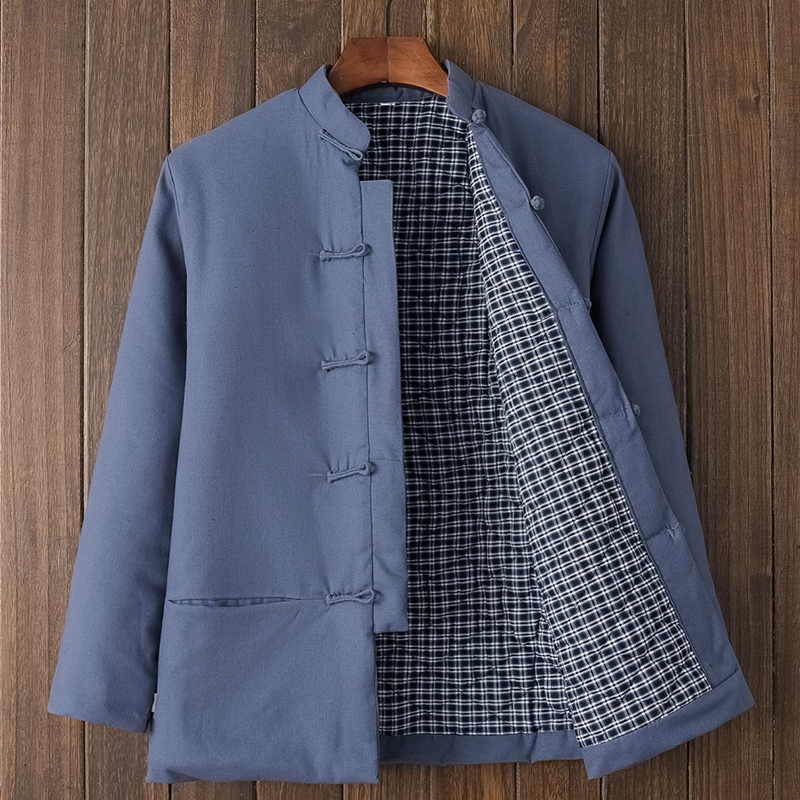 中老年棉衣男爸爸棉服冬装加厚保暖居家休闲棉袄中式唐装汉服外套棉衣