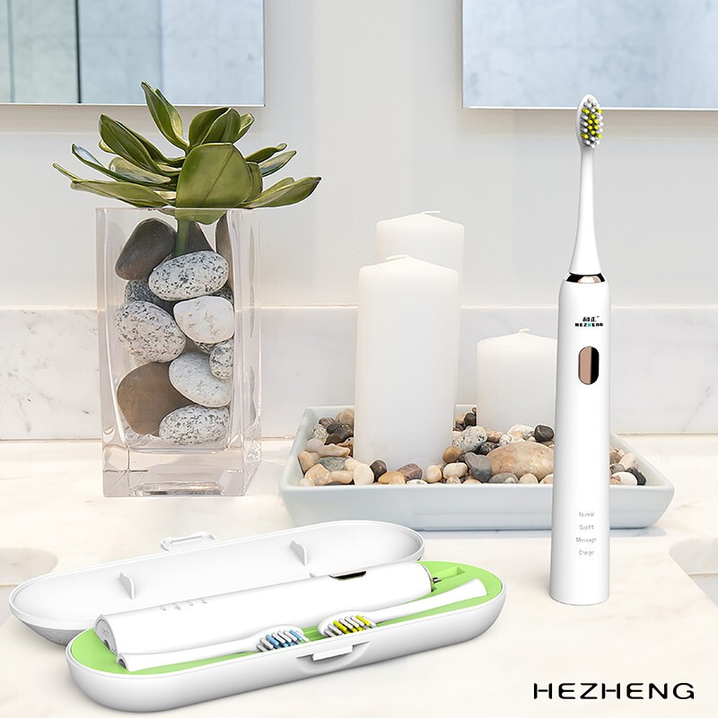 和正(HEZHENG) HZ-IT-2 声波牙刷杜邦刷毛声波柔软舒适干净清洁七级防水