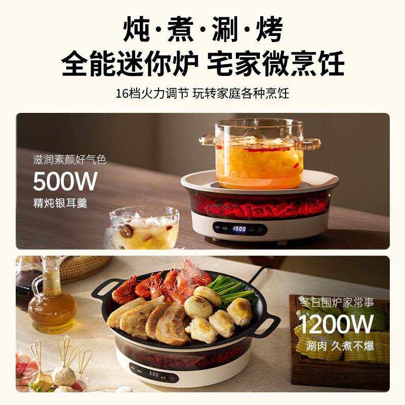 蓝宝(BLAUPUNKT)电陶炉-套装 BP-WL01(云釉白)高清大图