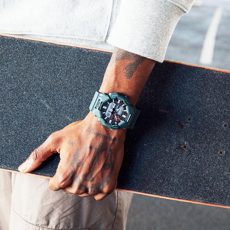 CASIO 男款石英手表10年长续航环保生物树脂材质防水电子表GA010-2A高清大图