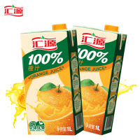 汇源 100%橙果汁1L*6盒 便携装 果汁饮料美味