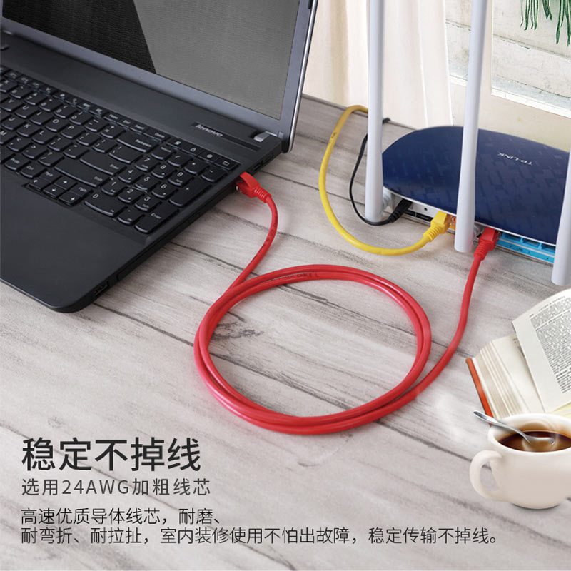 理念 LN-WXSP5 办公装修监控网络连接线延长线 3米/10根