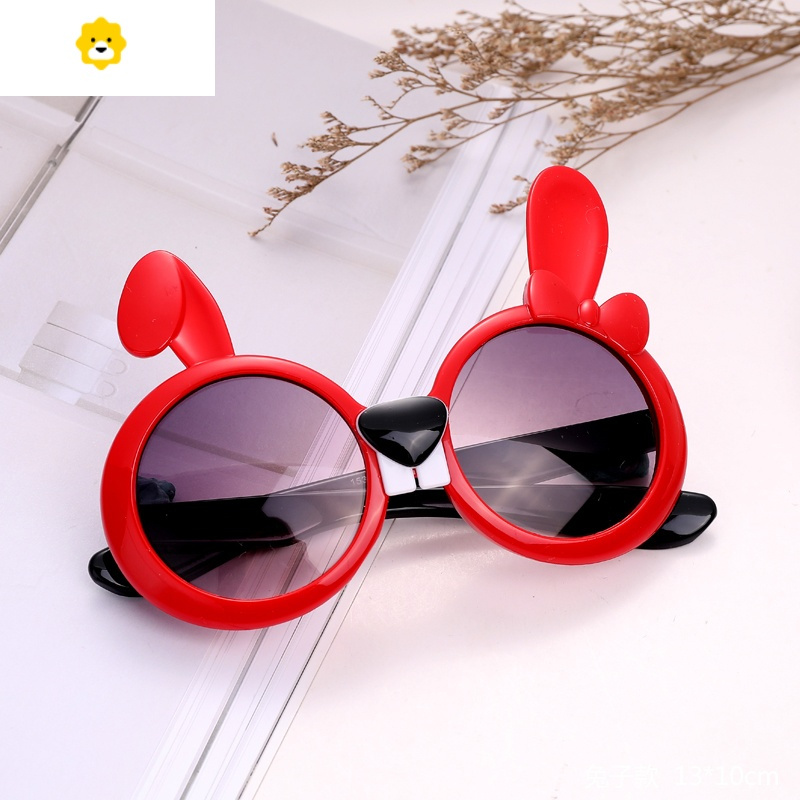 喻娄儿童太阳镜宝宝眼镜女童男童潮时尚卡通可爱小孩墨镜个性玩具儿童
