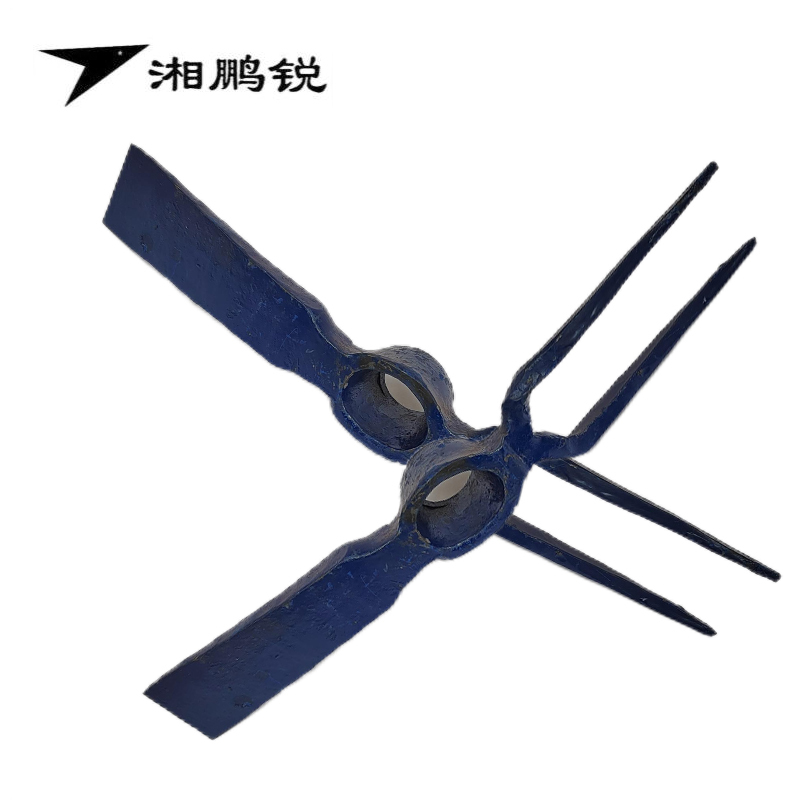 湘鹏锐 手工锻造二齿 重型 450mm*10cm 把高清大图