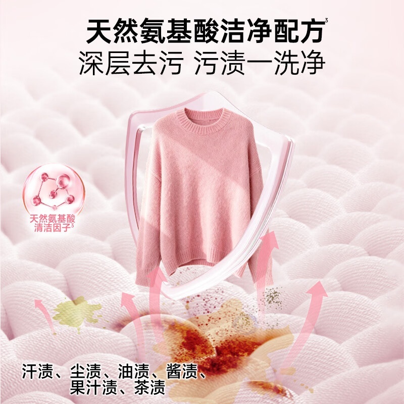 小白白羊绒羊毛专用洗衣液450g高清大图