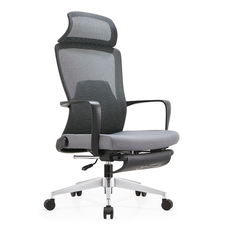 匡大 LM-270A1 午休办公椅人体工学电脑椅铝合金脚午休椅带脚踏LM-270A高清大图