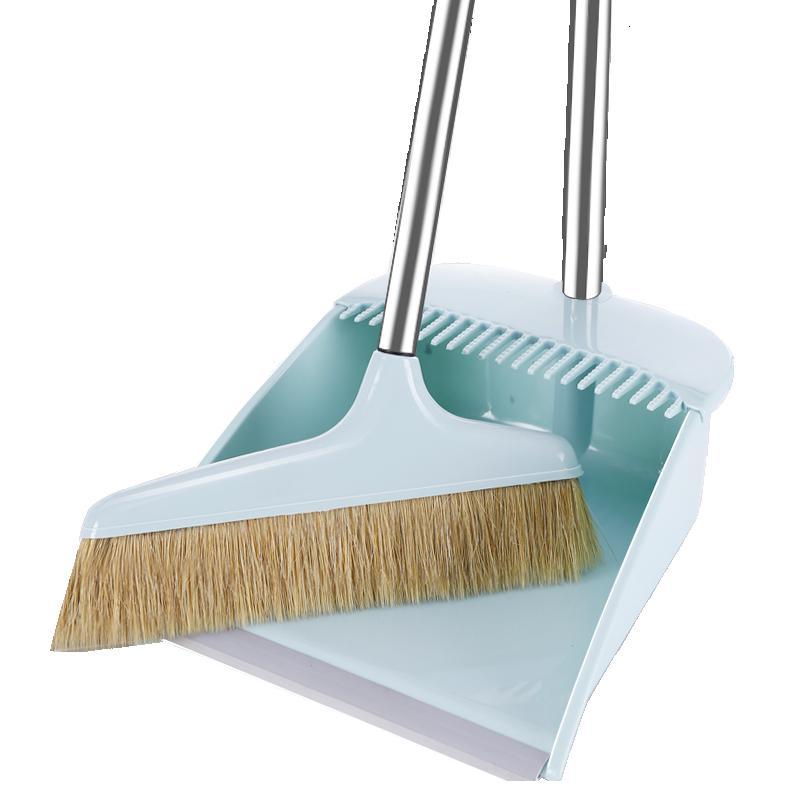 阿斯卡利ascari扫把拖把套装软毛扫帚簸箕组合家用猪鬃毛不粘头发捎把