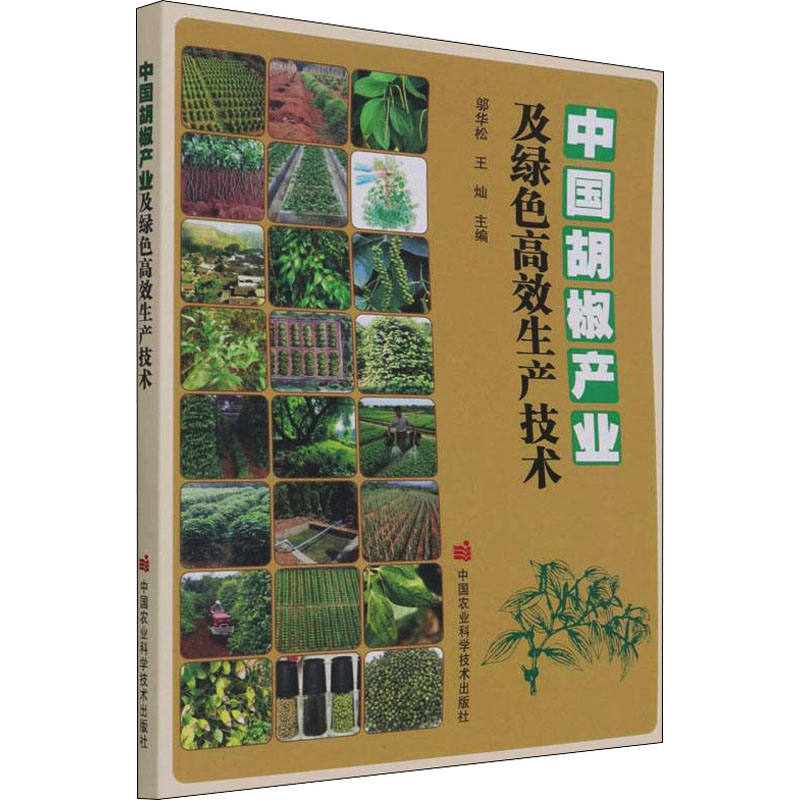【M】中国胡椒产业及绿色高效生产技术 邬华松,王灿 编 -9787511655554