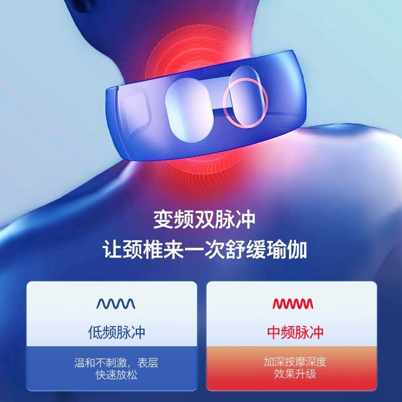 飞利浦(PHILIPS)颈椎按摩器肩颈男士护颈仪揉捏颈部按摩仪PPM3301N高清大图