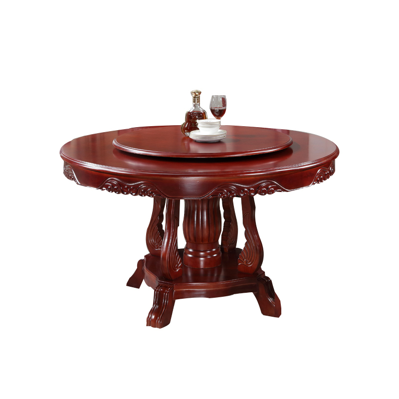 榭邦xbY15-1 办公家具 红棕色餐桌 不含椅高清大图