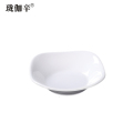 珑伽辛 耐高温密胺餐具四方盘 5英寸/个