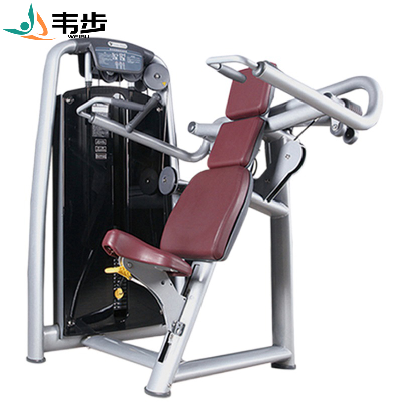 韦步wellBu6013商用坐姿肱二头肌练习机坐式手臂弯举屈臂训练健身房高清大图