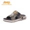 jeep吉普拖鞋男夏季户外潮流新款透气沙滩鞋外穿男士凉鞋一字拖男