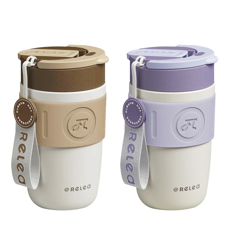 物生物保温杯400ml星语晶瓷款JV012136-0400光洁厚实(颜色随机)