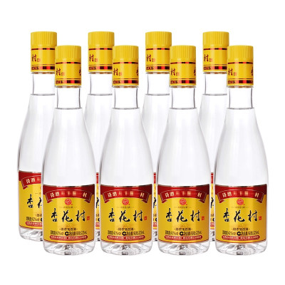 杏花村 汾酒42度 金标清香型 白酒 225ml*8瓶装