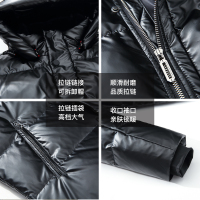 【券后299】雪中飞冬季短款男士羽绒服加厚中年韩版帅气连帽白鸭绒外套男