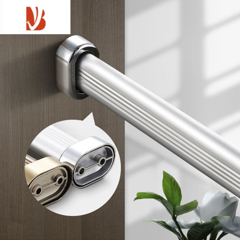 三维工匠衣柜挂衣杆加厚衣通柜内衣架横杆衣橱挂衣服杆子挂杆法兰五金配件图片