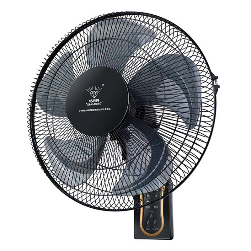 钻石牌壁扇家用壁挂式电风扇遥控扇餐厅强力大风力摇头挂墙壁电风扇18