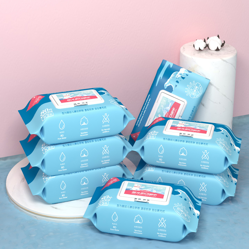 单包40片75酒精湿巾消毒湿巾杀菌湿巾5包200片装便携擦手清洁消毒杀菌