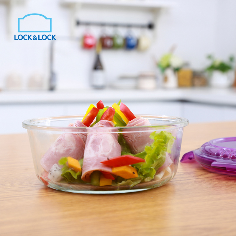 乐扣乐扣(lock&lock) 耐热玻璃保鲜盒 LLG831VOL 650ML高清大图