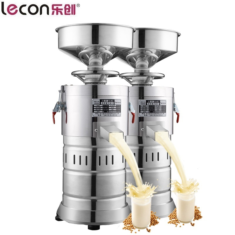 乐创(lecon)100型 商用豆浆机 磨浆机 渣浆分离 豆腐机 不加热