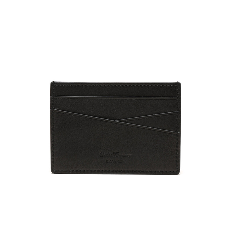 Ferragamo 菲拉格慕 女士棕色荔枝纹卡包66A075 0685797