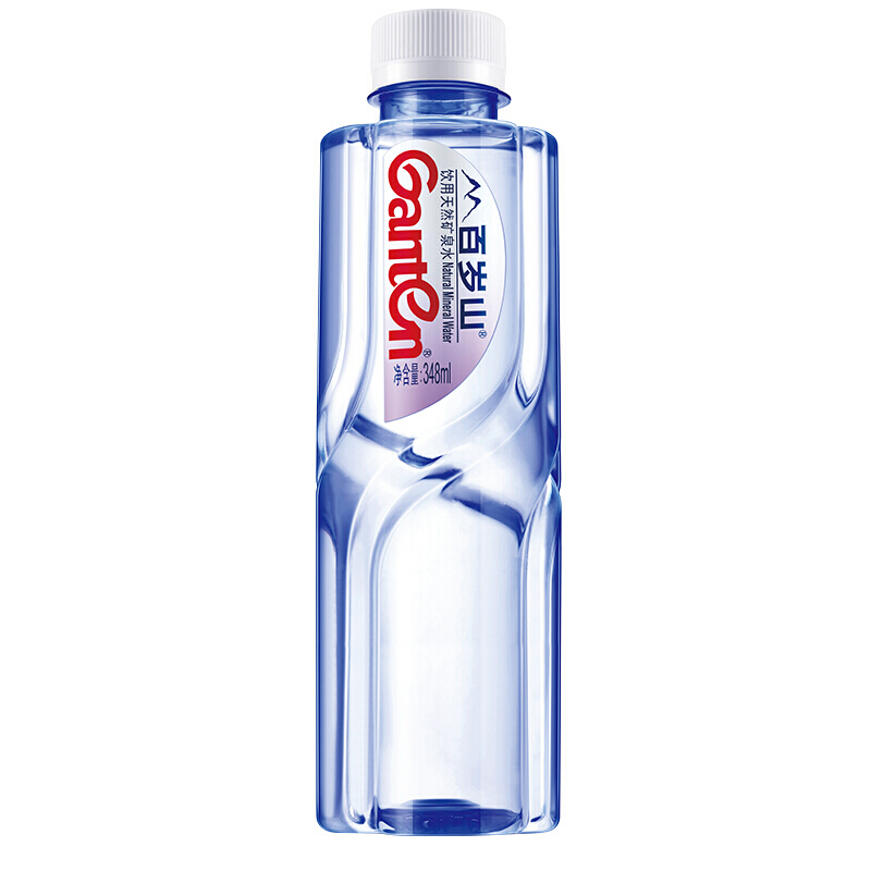 苏宁宜品推荐 百岁山 饮用天然矿泉水348ml*24瓶