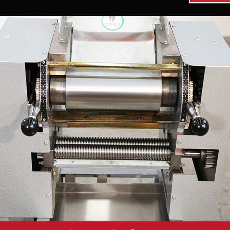 乐创(lecon)压面机商用 400kg/h自动擀面皮机 304不锈钢 压面辊 LC-J-YMZ250A