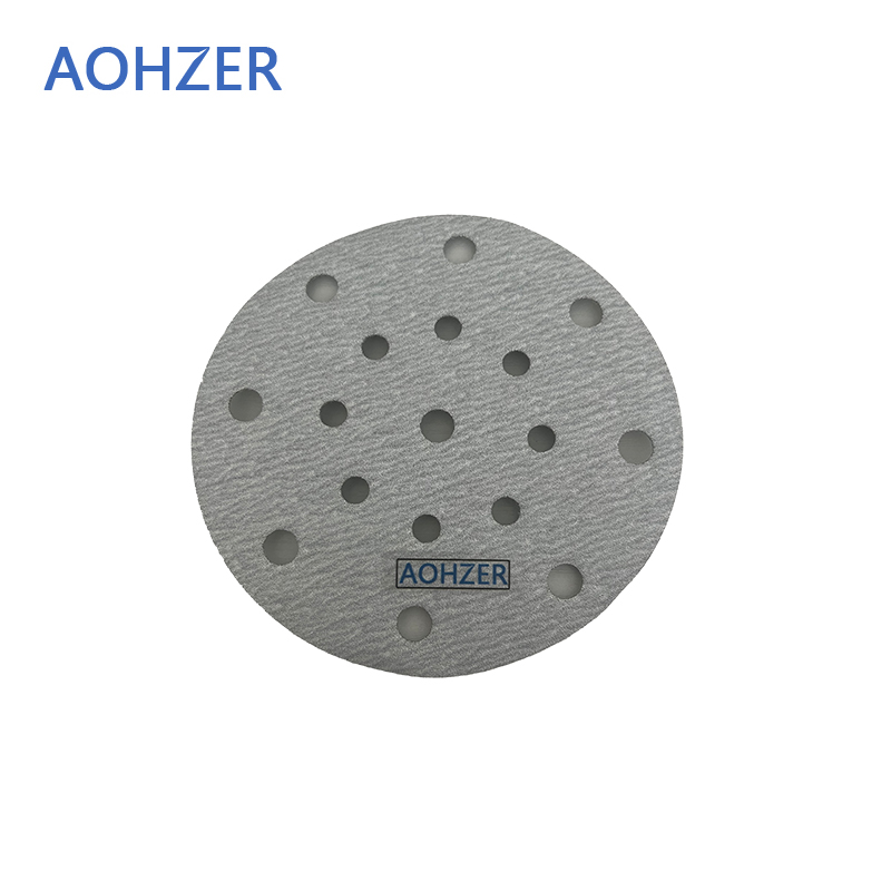 AOHZER 背绒砂纸180目150mm17孔 AZ-82800 100片 盒高清大图