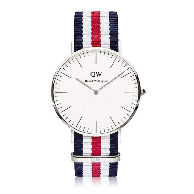 [两年质保]丹尼尔惠灵顿Daniel Wellington DW手表男表40mm表盘尼龙带欧美品牌男士石英表