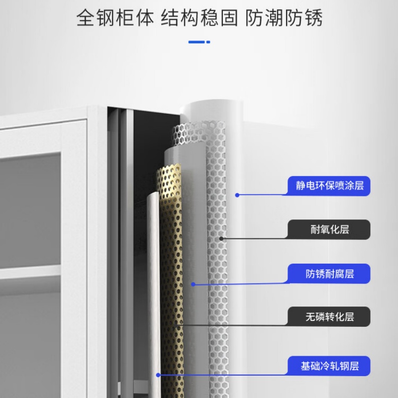 铭思达通三节文件柜高清大图