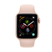 Apple Watch Series4 智能手表GPS+蜂窝网络款 40毫米金色铝金属表壳搭配粉砂色运动型表带