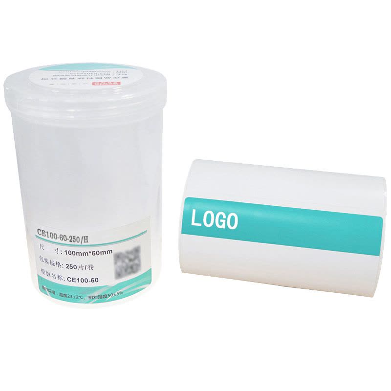 伟文(wewin) CE100-60-250/H 100mm*60mm 标签胶贴 250张/卷 (计价单位:卷)白图片
