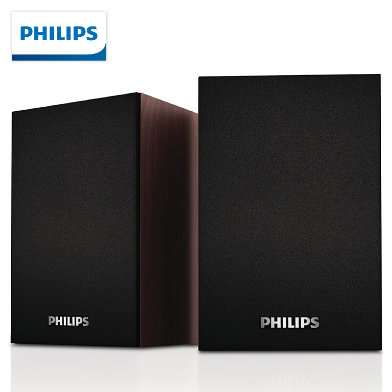 飞利浦(PHILIPS)SPA20 音箱音响家用电脑台式usb笔记本多媒体重低音小音箱桌面游戏收钱吧上课用音响