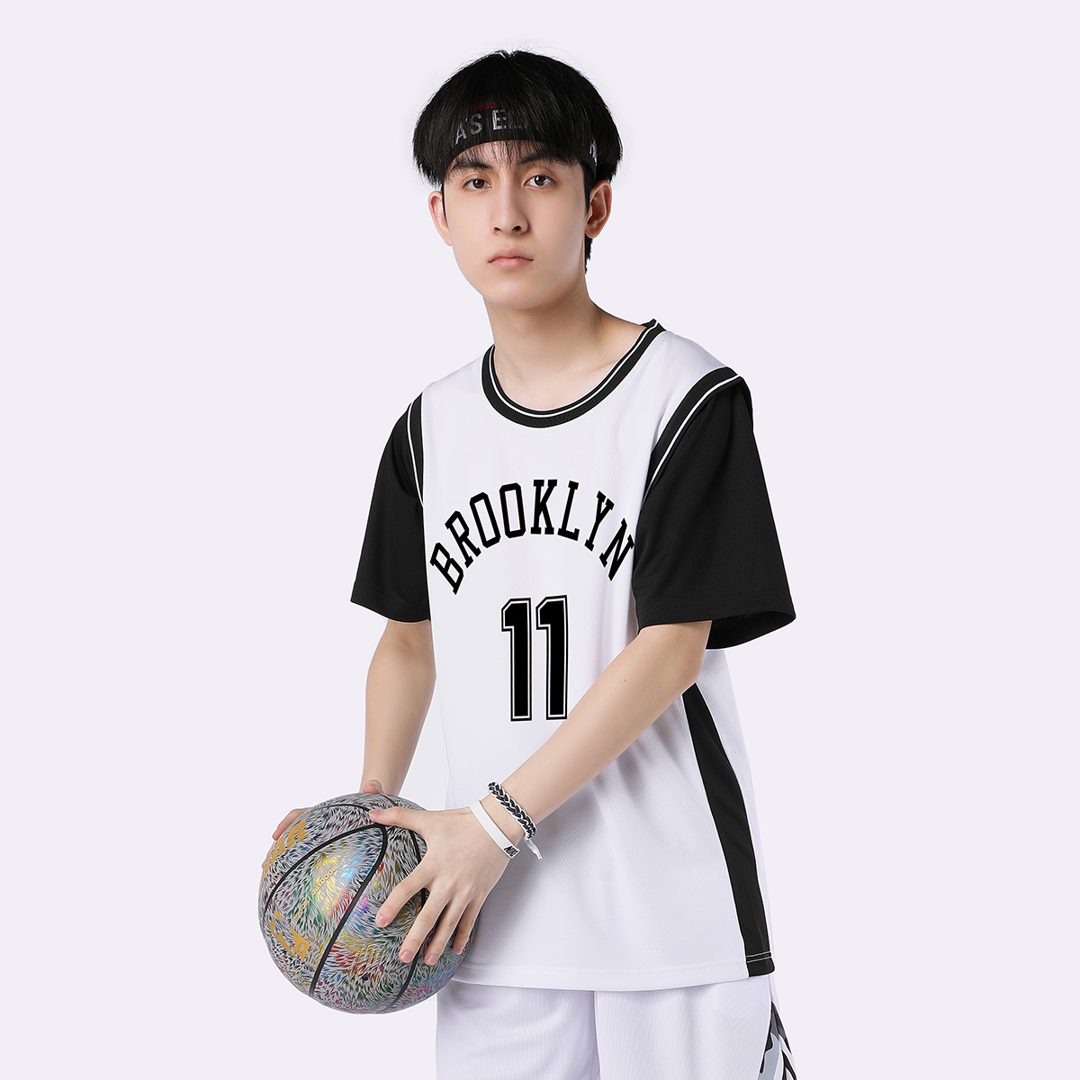 湖人詹姆斯科比篮球假两件t恤篮网欧文杜兰特哈登短袖篮球服男潮