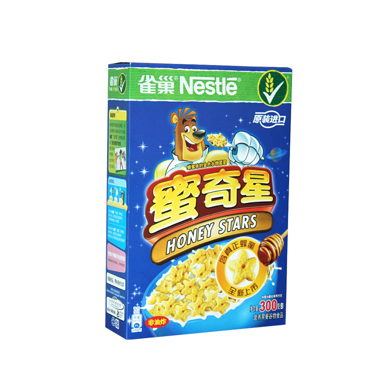 雀巢进口营养谷物早餐蜜奇星即食麦片300g非油炸零食高清大图