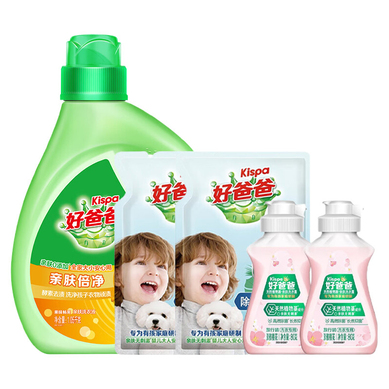 好爸爸 2210型A款 亲肤倍净洗衣液五件套 2210g(单位:套)