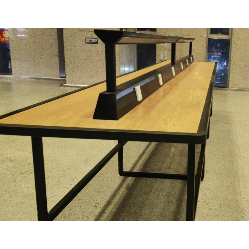 常喜悦 充电吧台桌 休闲区充电桌 钢制架桌 按照米计价 CXY-Z070956高清大图