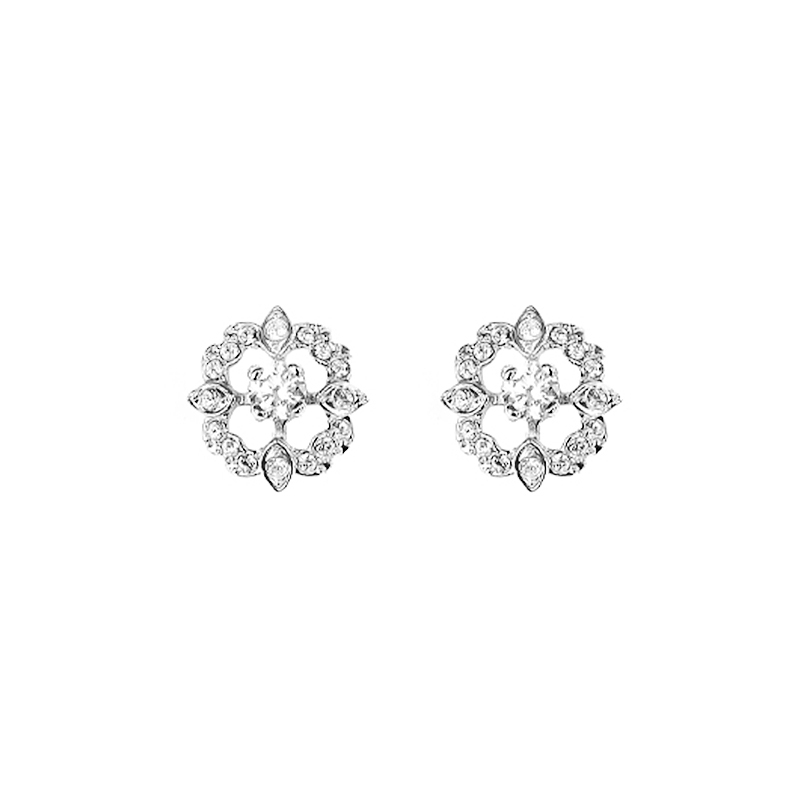 SWAROVSKI 施华洛世奇 SPARKLINGDANCEFLOWER人造水晶穿孔女士耳饰5396227