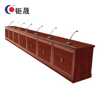 钜晟 2.4米油漆办公桌会议台领导发言台JS-JX0524