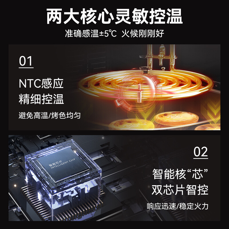 小熊(Bear)空气炸锅家用大容量微电脑智控调温定时无油烟炸锅薯条机大功率轻食炸篮机可视大视窗全息大屏QZG-E16C5